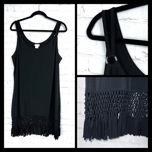 Dotti Dresses & Skirts - •NWT🤩 |•DOTTI•| Brand New Macy's Black Loose Fit Flapper Style Dress